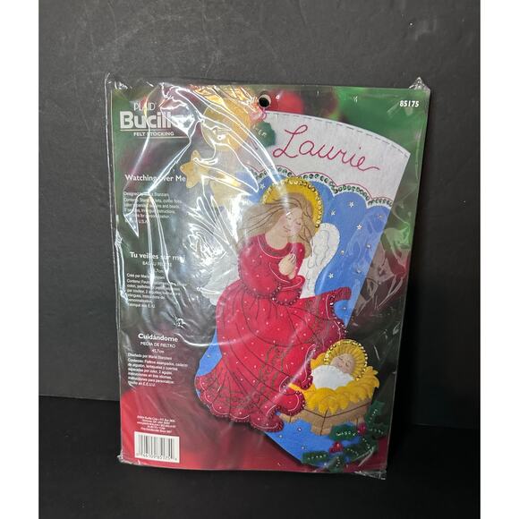 Bucilla Watching Over Me Stocking Kit #85175 New/Sealed - Picture 1 of 6